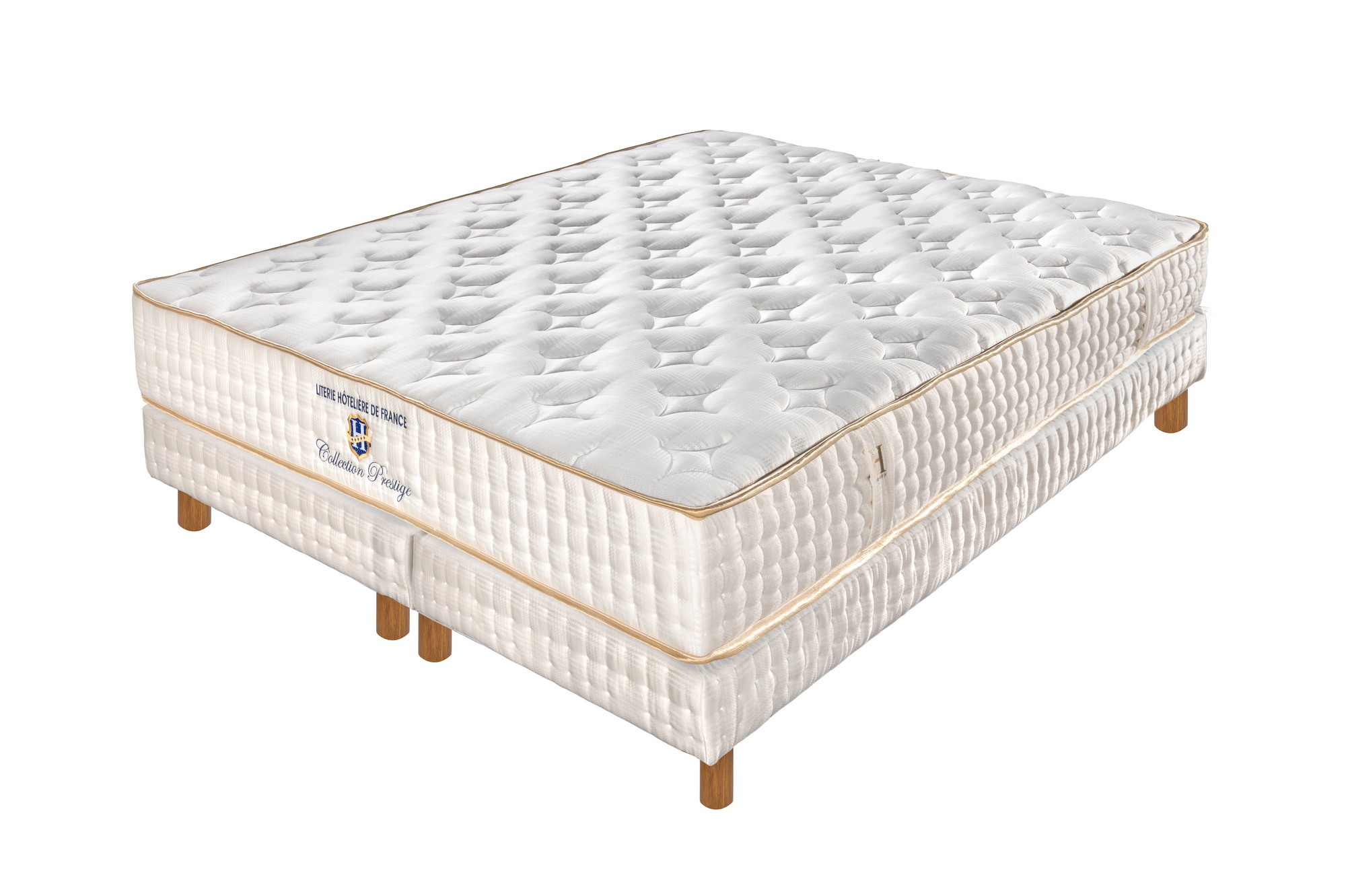 ENSEMBLE Prince - Matelas 2 Places + 2 Sommiers